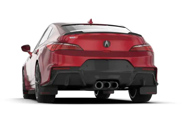 Rally Armor 23-24 Acura Integra + A-Spec Black UR Mud Flap W/Dark Grey Logo (No Drill Req) - Body & Protection