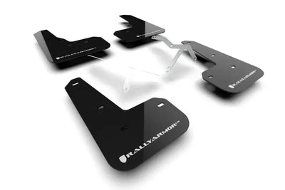 Black Rally Armor mud flaps with mounting hardware for Acura Integra Type S integra type
