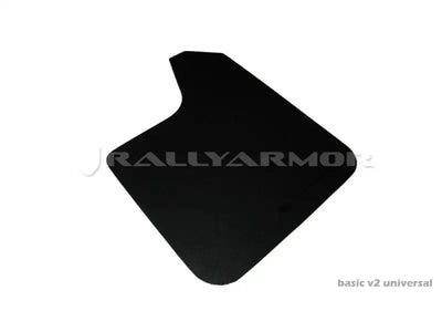 Rally Armor Universal Basic Mud Flap w/ Red Logo - Pair - Body & Protection