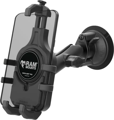 Quick Grip Pro Suction Cup Phone Mount - RAM