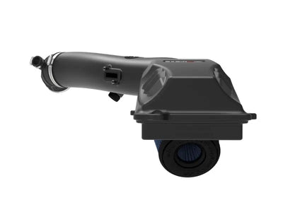 Black air intake system for Jeep Wrangler with rapid induction cold air technology