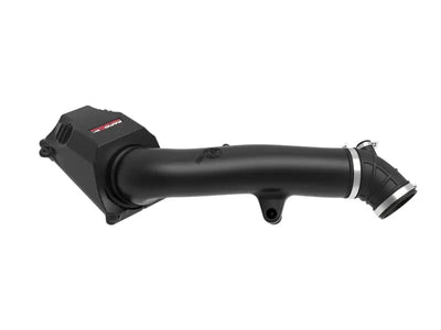 Black air intake system for Jeep Wrangler with rapid induction cold air technology