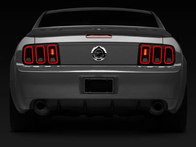 Raxiom 05-09 Ford Mustang Gen5 Tail Lights- Black Housing (Smoked Lens) - Truck & Automotive