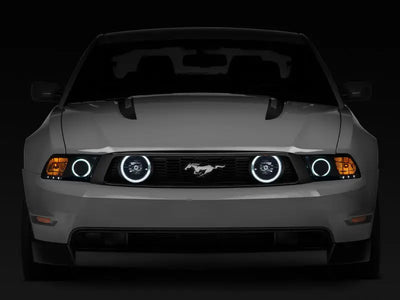 Raxiom 05-12 Ford Mustang GT LED Halo Fog Lights (Smoked) - Truck & Automotive