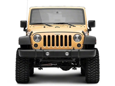 Gold Jeep Wrangler with Raxiom Axial Series LED Turn Signals for Jeep Wrangler