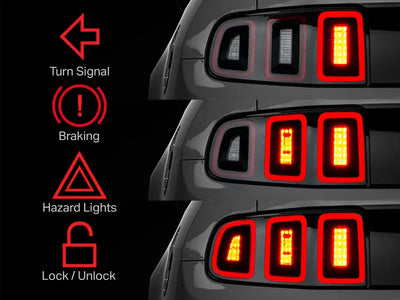 Raxiom 10-22 Ford Mustang Tail Light Sequencer (Plug-and-Play) - Truck & Automotive
