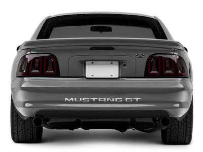 Raxiom 96-98 Ford Mustang Icon LED Tail Lights- Black Housing (Smoked Lens) - Truck & Automotive