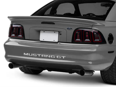 Raxiom 96-98 Ford Mustang Icon LED Tail Lights- Black Housing (Smoked Lens) - Truck & Automotive