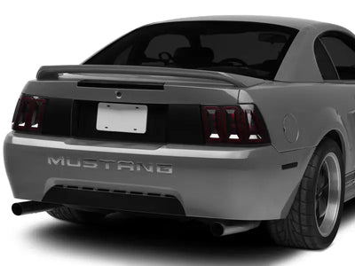 Raxiom 99-04 Ford Mustang Excluding 99-01 Cobra Icon LED Tail Lights- Black Housing (Smoked Lens) - Truck & Automotive