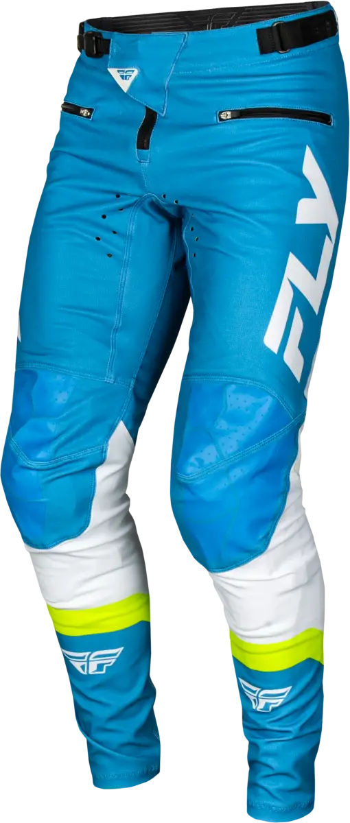 Rayce Bicycle Pants Blue/White/Lime Green Sz 36