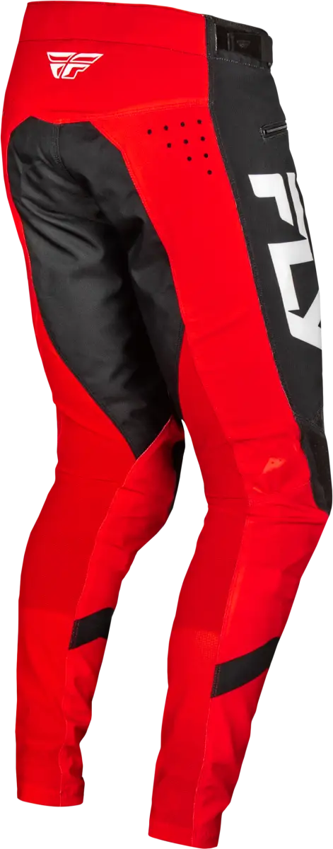 Rayce Bicycle Pants Red/Black/White Sz 38 - FLY RACING