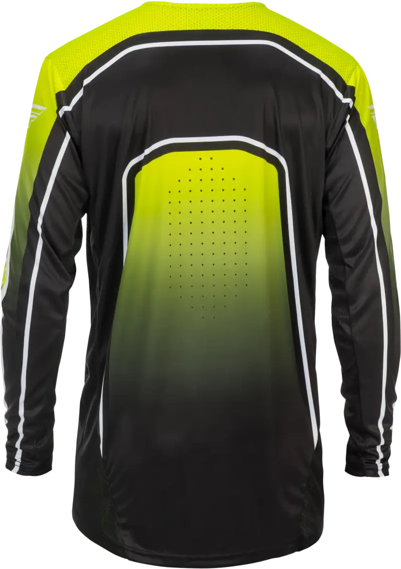 Rayce Bicycle Jersey Lime/Black/White Sm - FLY RACING