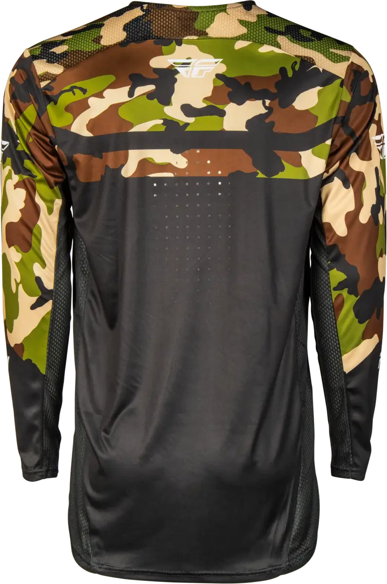 Rayce Bicycle Jersey Black/Camo Xl - FLY RACING