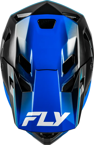 Rayce Repeat Bicycle Helmet Black/Blue Sm - FLY RACING
