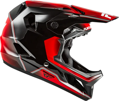 Rayce Repeat Bicycle Helmet Black/Red Md - FLY RACING
