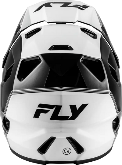 Rayce Repeat Bicycle Helmet Black/White Md - FLY RACING