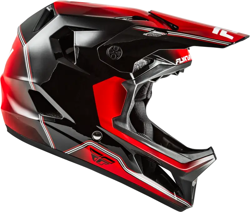 Rayce Repeat Bicycle Helmet Black/Red Sm - FLY RACING