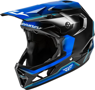 Rayce Repeat Bicycle Helmet Black/Blue Md - FLY RACING