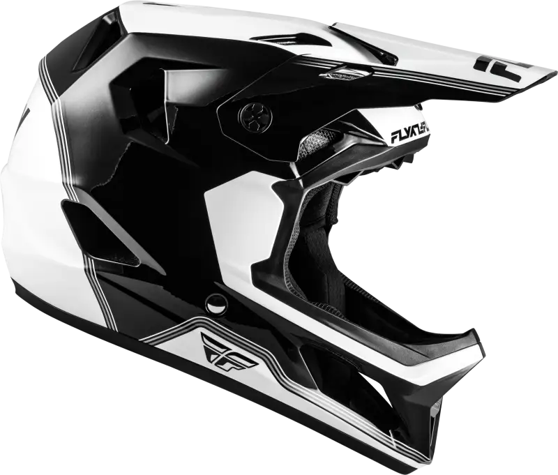 Rayce Repeat Bicycle Helmet Black/White Xs - FLY RACING