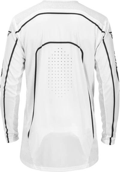 Youth Rayce Bicycle Jersey White/Black Yxl - FLY RACING