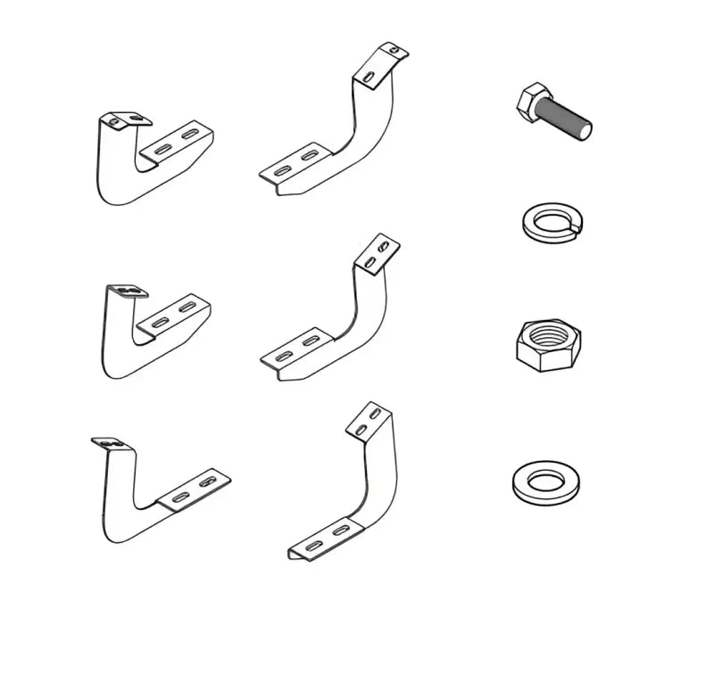 RB-0401-BK Raptor Running Board Mount Kit