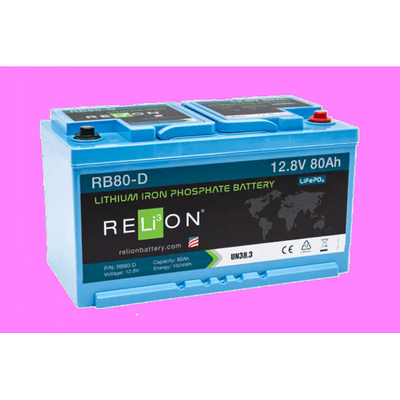 RB80 Relion 12.8V 80Ah 4Sc Lifepo4 - Battery