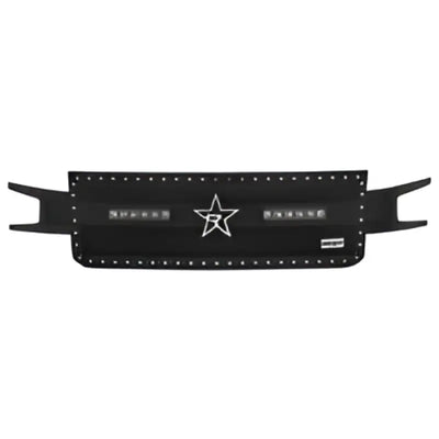 Black leather star patch wallet chain with rivets, silver hardware, Midnight Edition Sin
