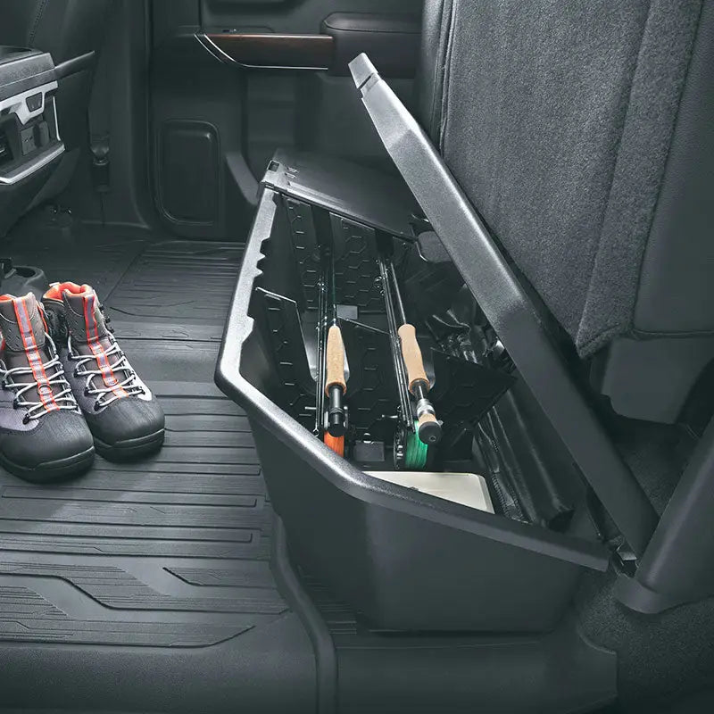 Rear Seat Storage Organizer - Black, RV, Automotive, Powersports, off-road, marine, exterior, truck accessories, interior, truck bed, RV parts, AVADA - Best Sellers, Must Haves