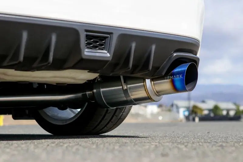 Remark 15-21 Subaru WRX STI R1 Spec Cat-Back Exhaust Single Exit - Full Titanium (Resonated) - Remark