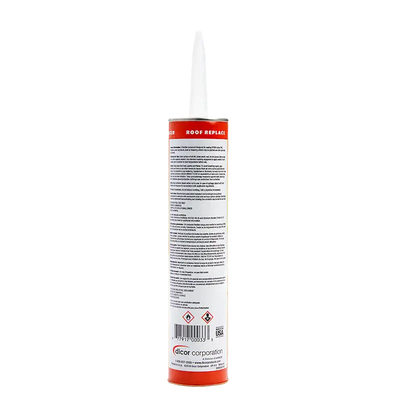 Caulk tube with nozzle for Dicor 501LSW self-leveling lap sealant in RVs