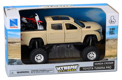 Replica 4x4 Truck/Dirt Bike Mud Tundra Honda - NEW-RAY