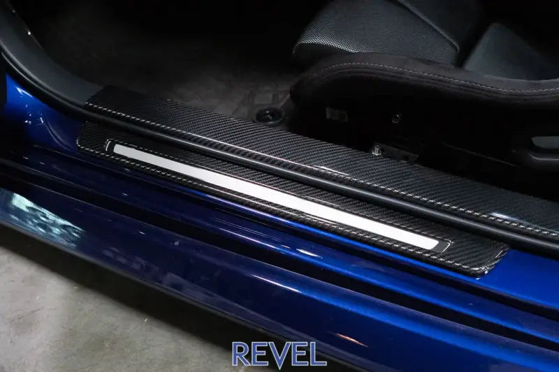 Revel GT Dry Carbon 2022 Toyota GR86 / Subaru BRZ Sill Covers - 2 Pieces - 1TR4GT0CS06 - Exterior Styling