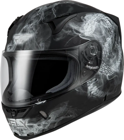 Revolt Coil Helmet Matte Black/White 2x