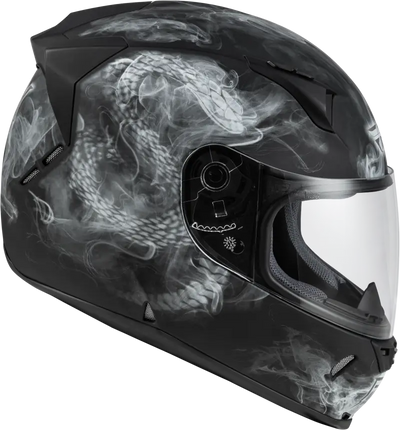Revolt Coil Helmet Matte Black/White 2x