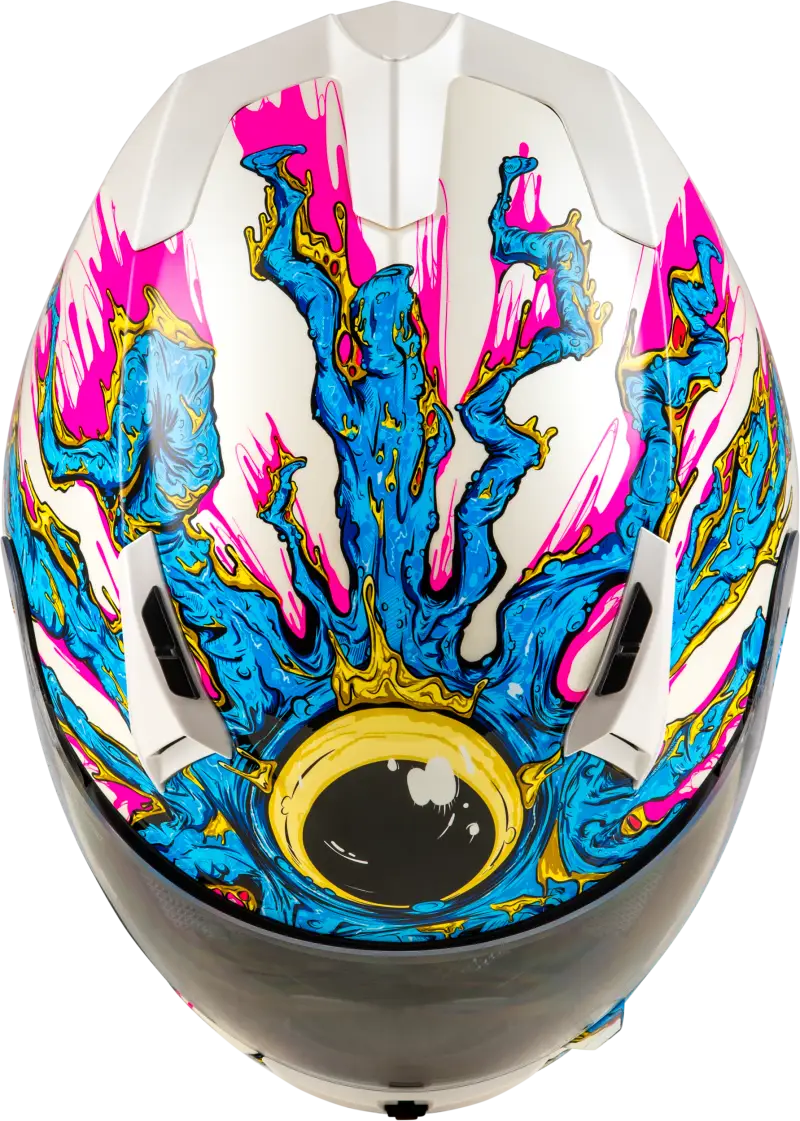 Revolt Space Creep Helmet Light Blue/White/Pink 2x