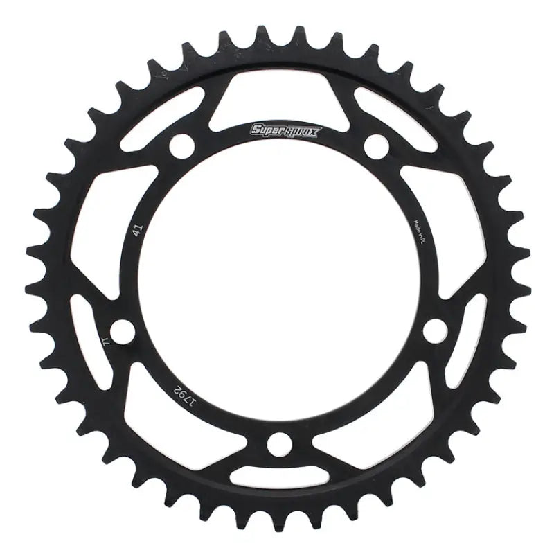SUPERSPROX RFE-1792-41-BLK Rear Sprocket Steel 41t 525 Blk Suz