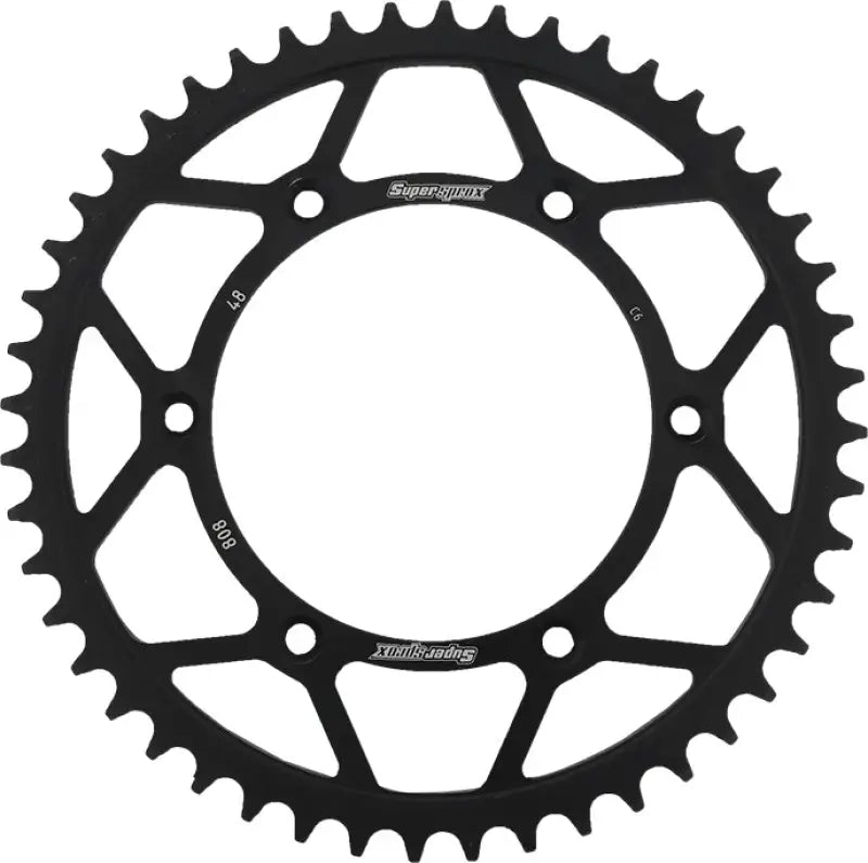 RFE-808-48-BLK Rear Sprocket Steel 48t 520 Blk Suz 