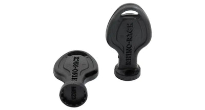 Rhino-Rack Vortex Secure Core Locking End Caps - Set of 4 - Truck & Automotive