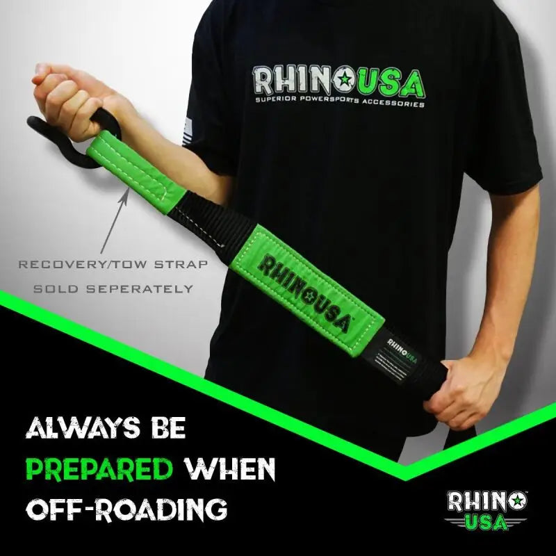 Rhino USA 30Ft Tow Strap/Shackles Combo - Rhino USA
