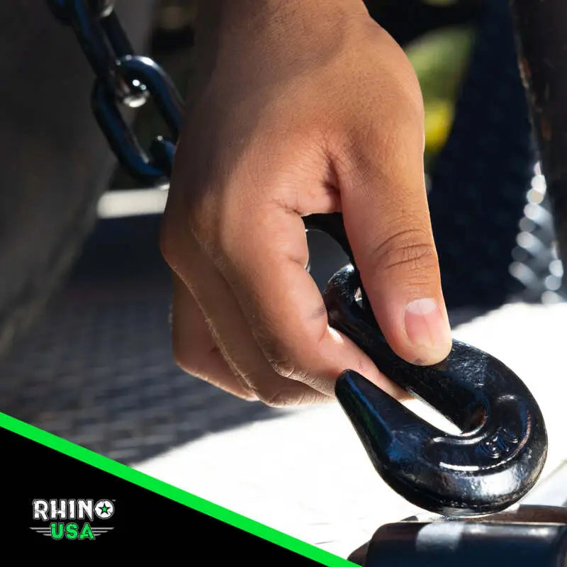 Rhino USA Lasso Straps; Basket Straps - Black - Rhino USA