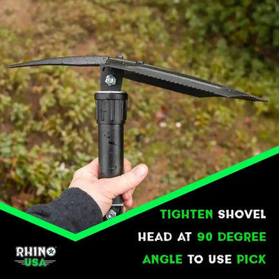 Rhino USA Folding Recovery Shovel W/Pick - Rhino USA