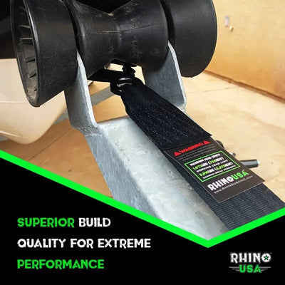 Rhino USA 2In X 20Ft Boat Winch Strap With Hook - Rhino USA