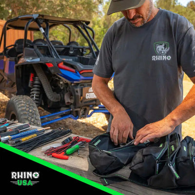 Rhino USA Heavy Duty Off-Road Tool Bag/Roll Black - Rhino USA