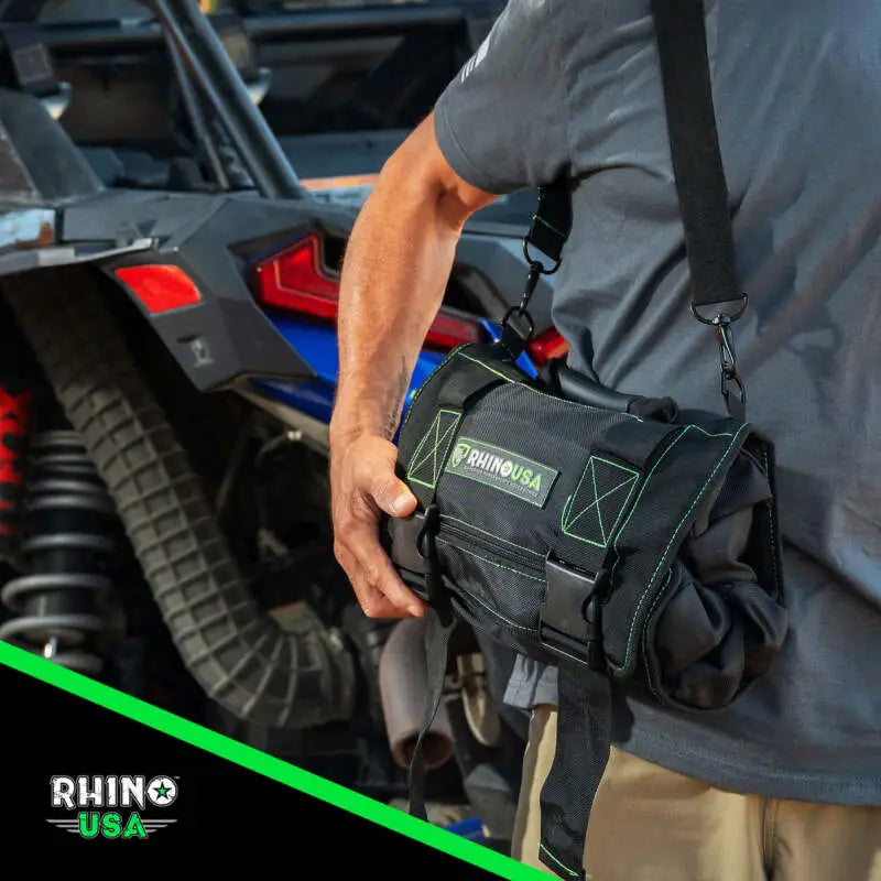 Rhino USA Heavy Duty Off-Road Tool Bag/Roll Black - Rhino USA