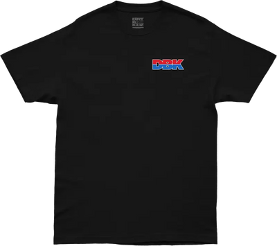 Ride Dbk Tee Black Sm - DBK