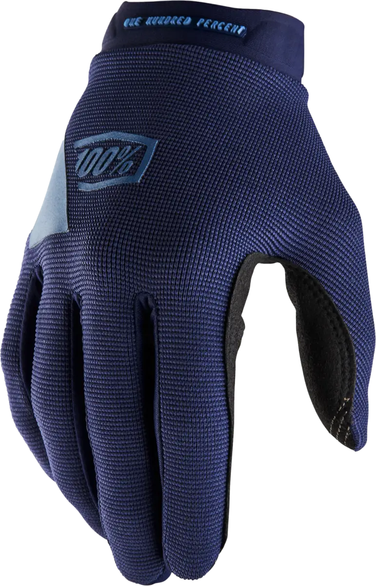 100% Ridecamp Women's Gloves Navy/Slate Lg