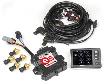 Ridetech RidePro E5 Air Ride Suspension Control System 5 Gallon Dual Compressor 1/4in Valves - 30534100