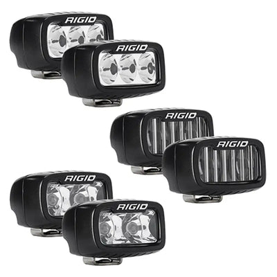 Rigid Industries 2021 + Ford Mod Bumper Triple SR-M Fog Light Kit - Truck & Automotive