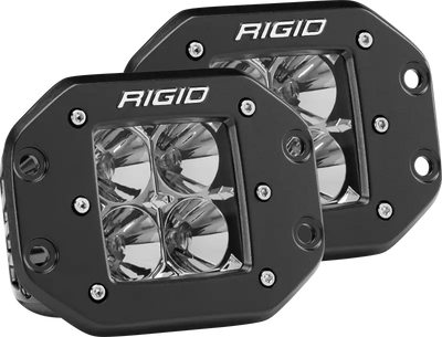 Rigid Industries Dually - Flush Mount - Flood - Set of 2 - Truck & Automotive