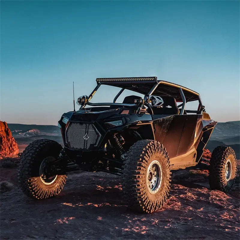 Rigid Industries Revolve 40in Bar w/Amber Trim Ring - Truck & Automotive